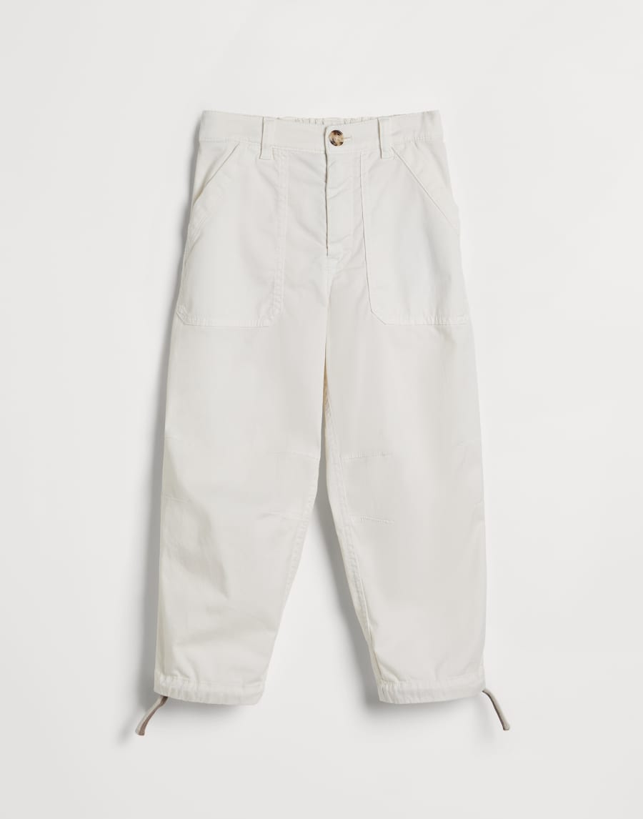 ユーティリティ トラウザーズ ホワイト ボーイズ - Brunello Cucinelli