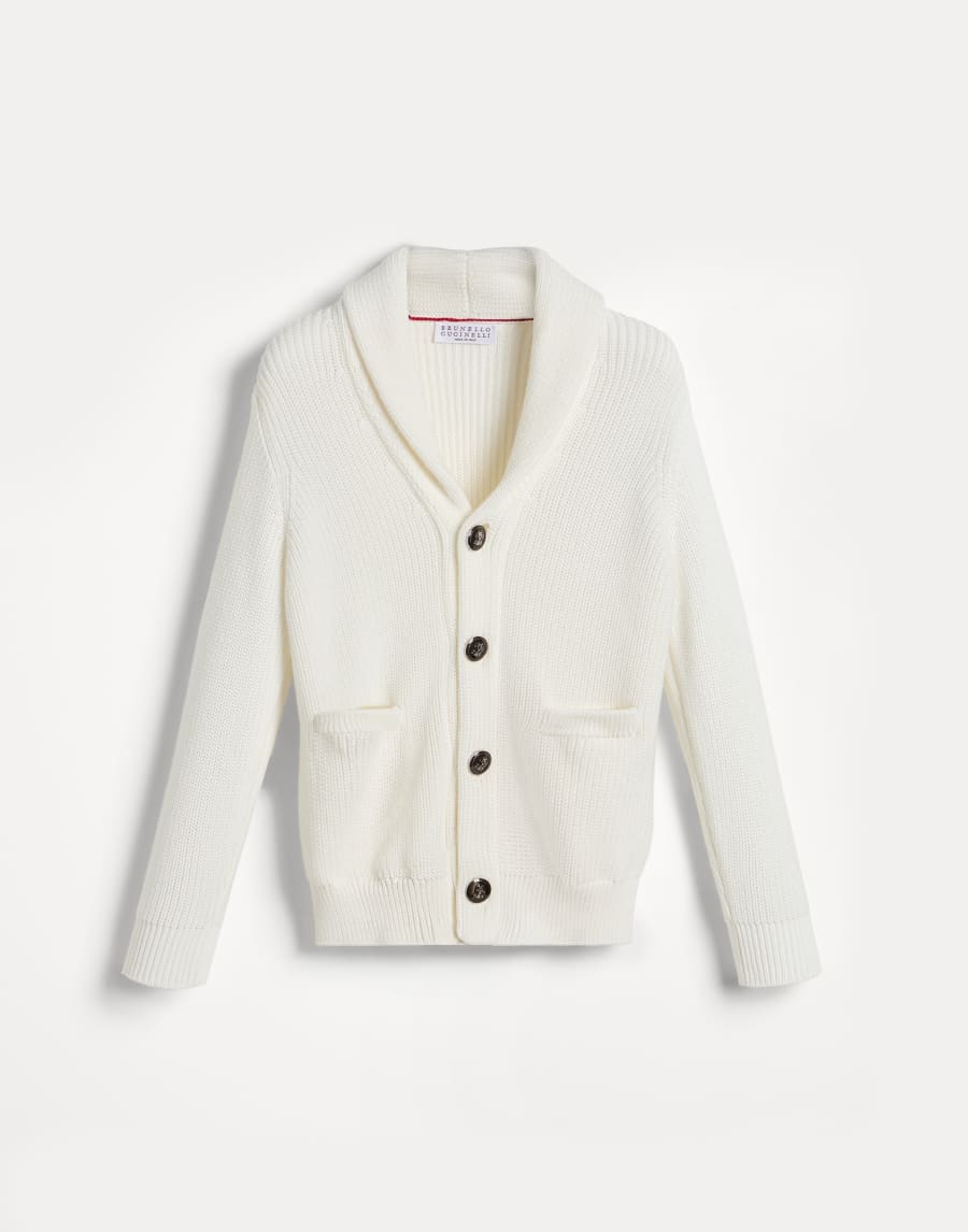 Cotton cardigan Panama Boys - Brunello Cucinelli