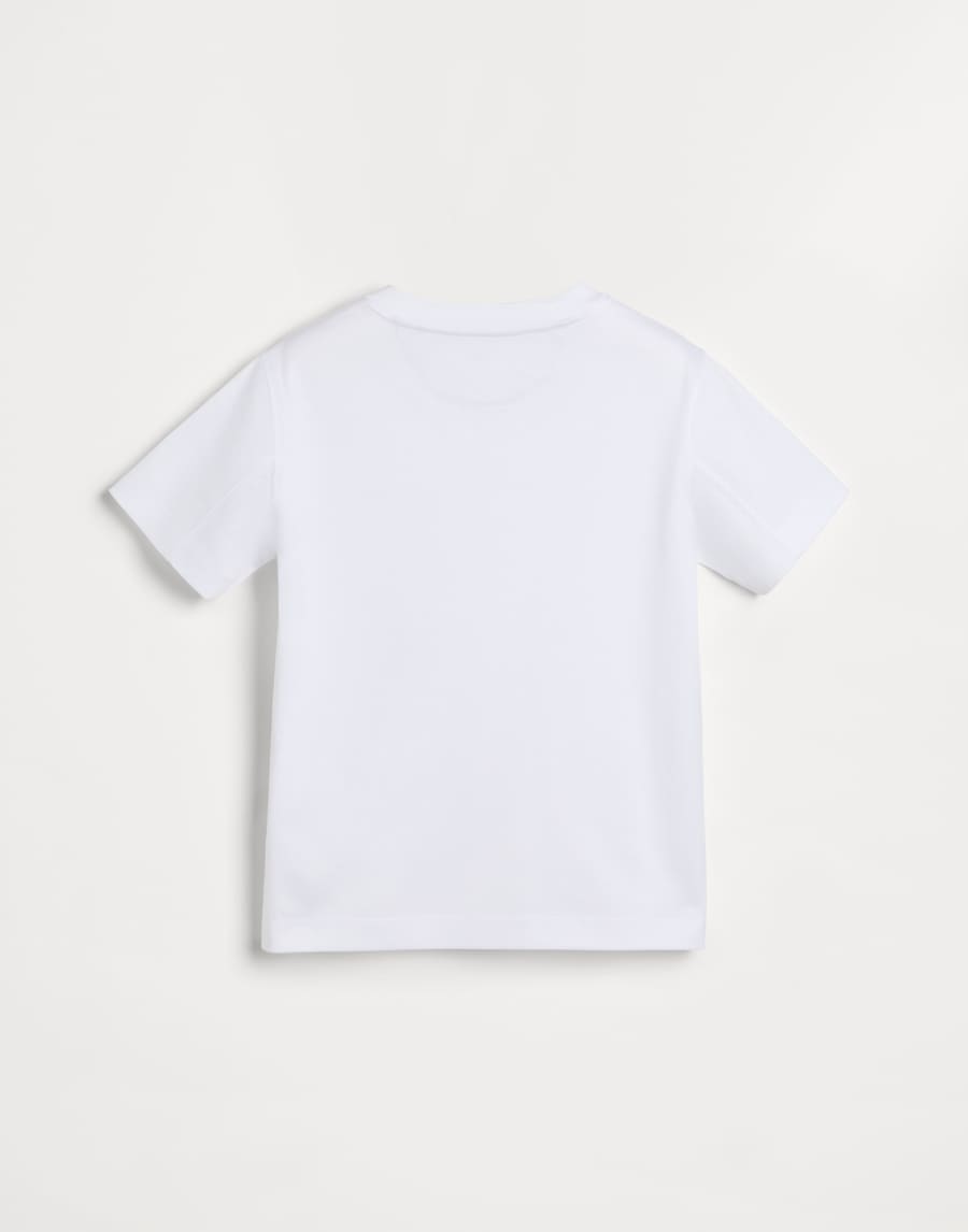 T-shirt with print Black Boys - Brunello Cucinelli