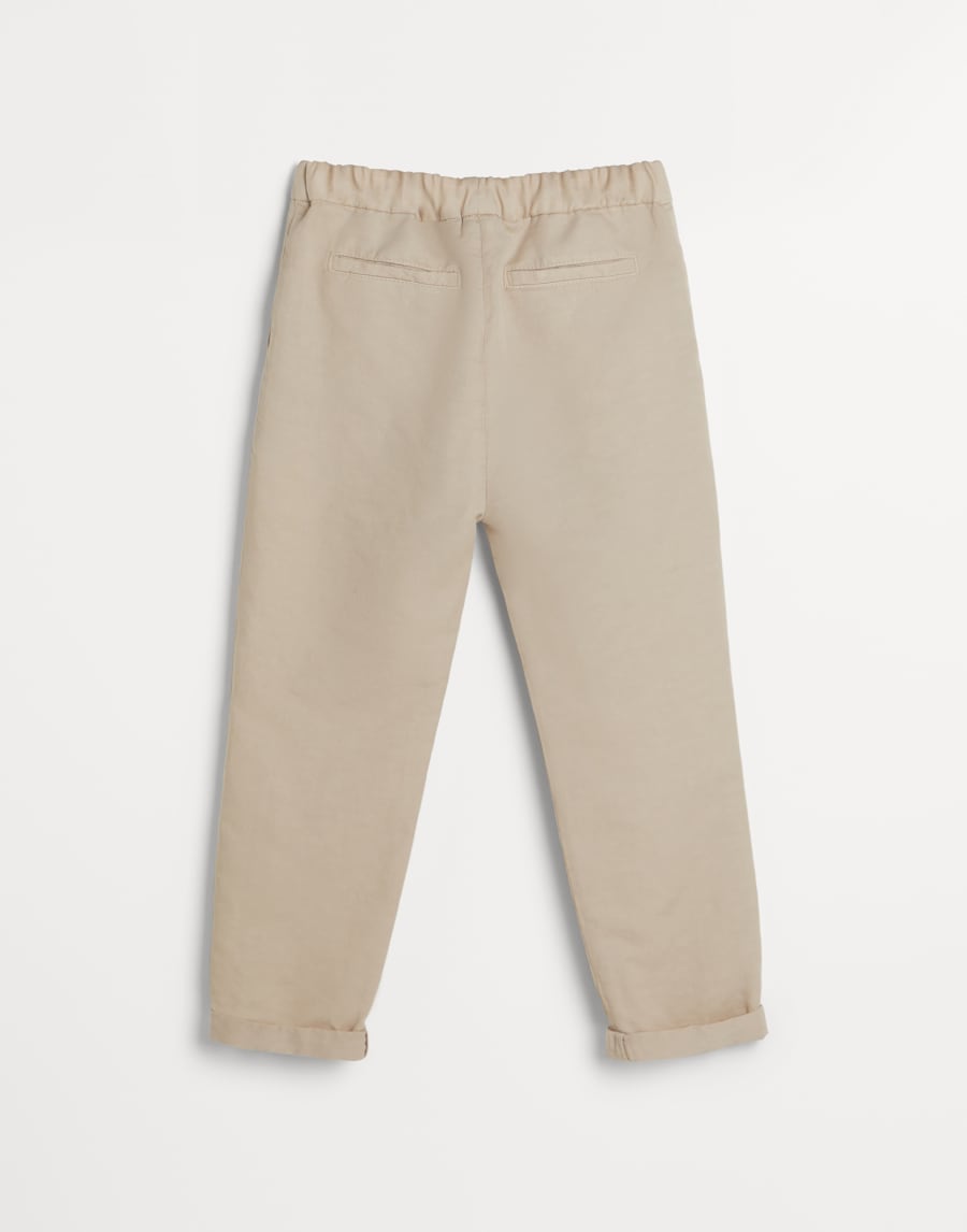 Trousers with drawstring Oat Boys - Brunello Cucinelli