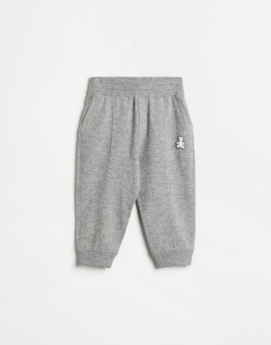 Cashmere Bernie trousers Light Grey Baby - Brunello Cucinelli