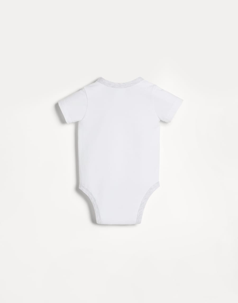 Боди Baby Bernie Жемчужно-Серый Малыши - Brunello Cucinelli