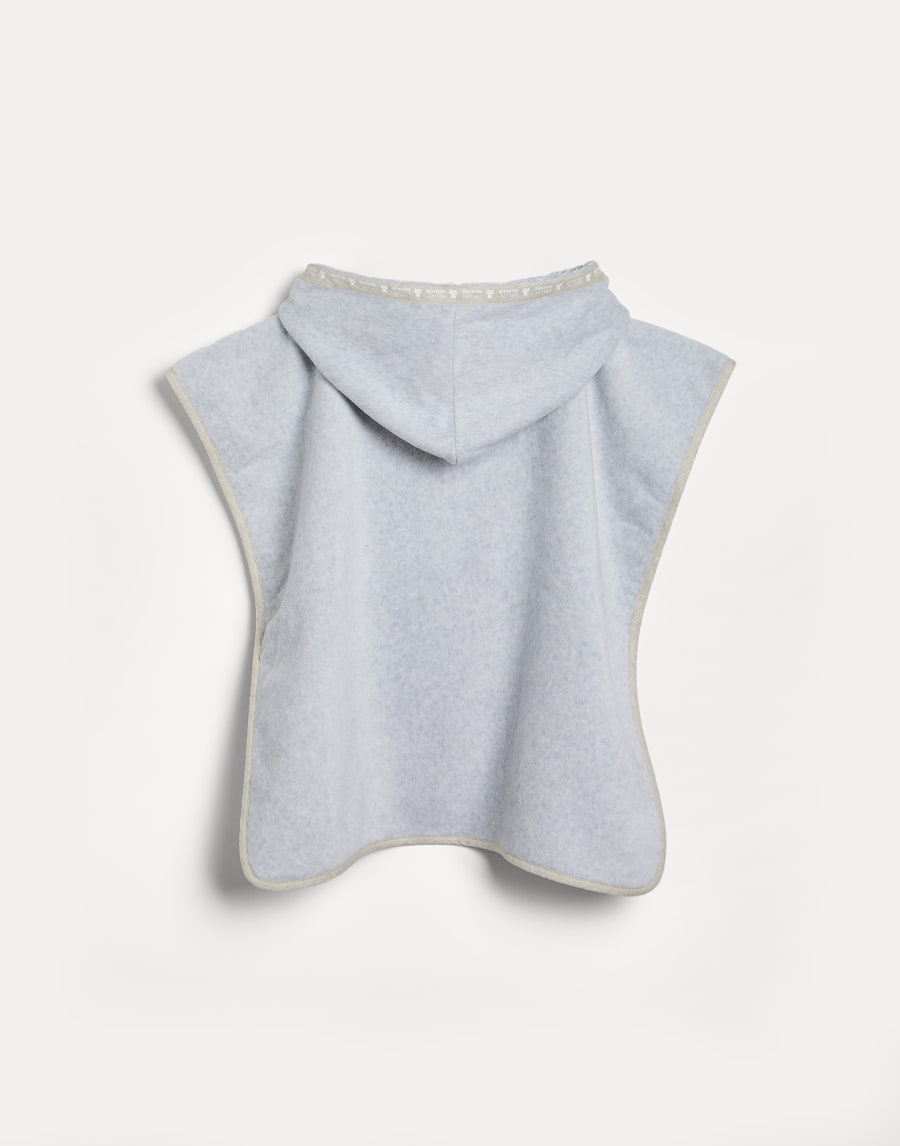 Bathrobe poncho Grey Baby - Brunello Cucinelli