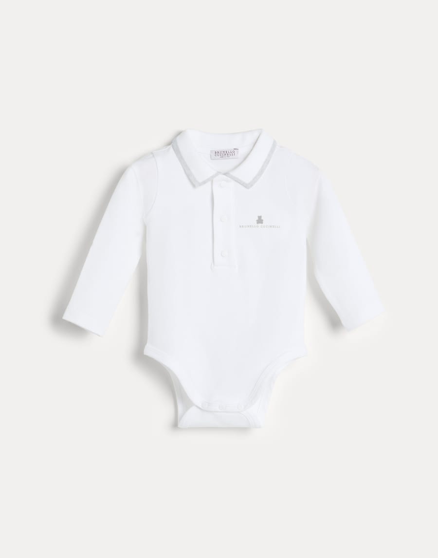 Набор из двух боди Baby Bernie Овсяный Малыши - Brunello Cucinelli