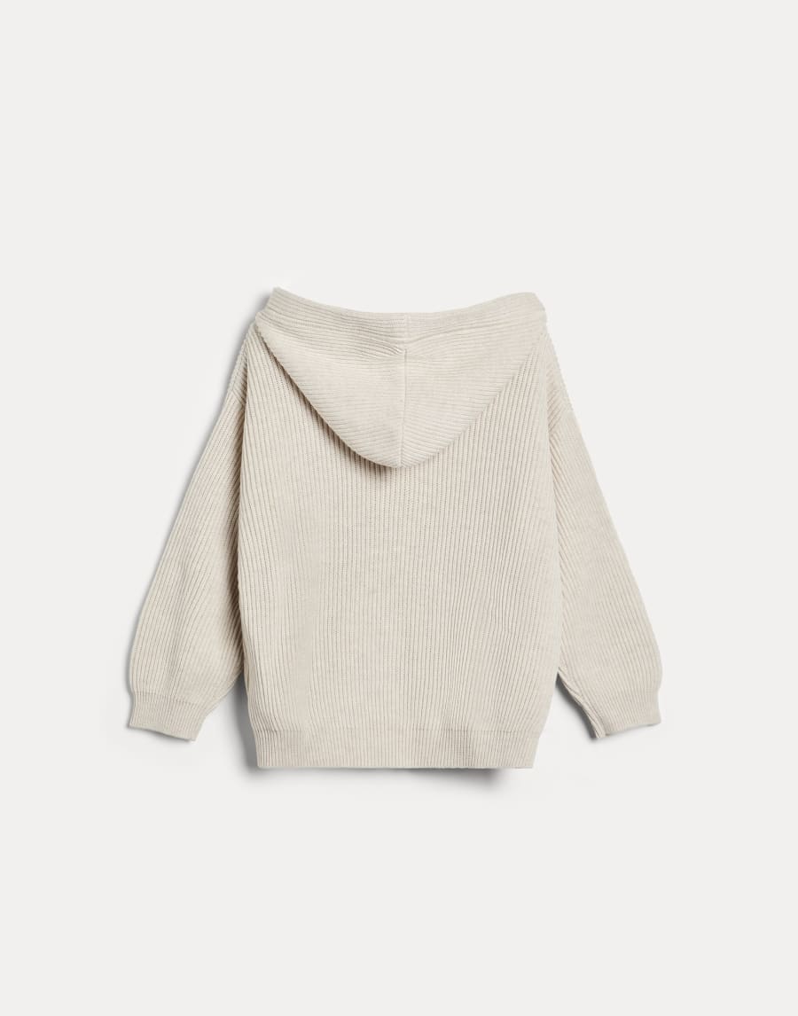 バーニー コットン カーディガン オーツ ベビー - Brunello Cucinelli