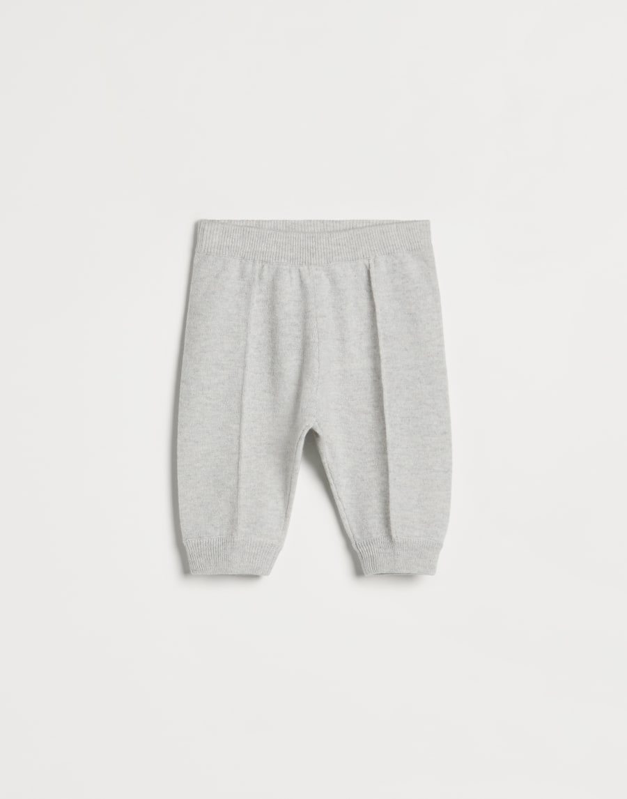 Bernie Baby cashmere trousers Fog Baby - Brunello Cucinelli