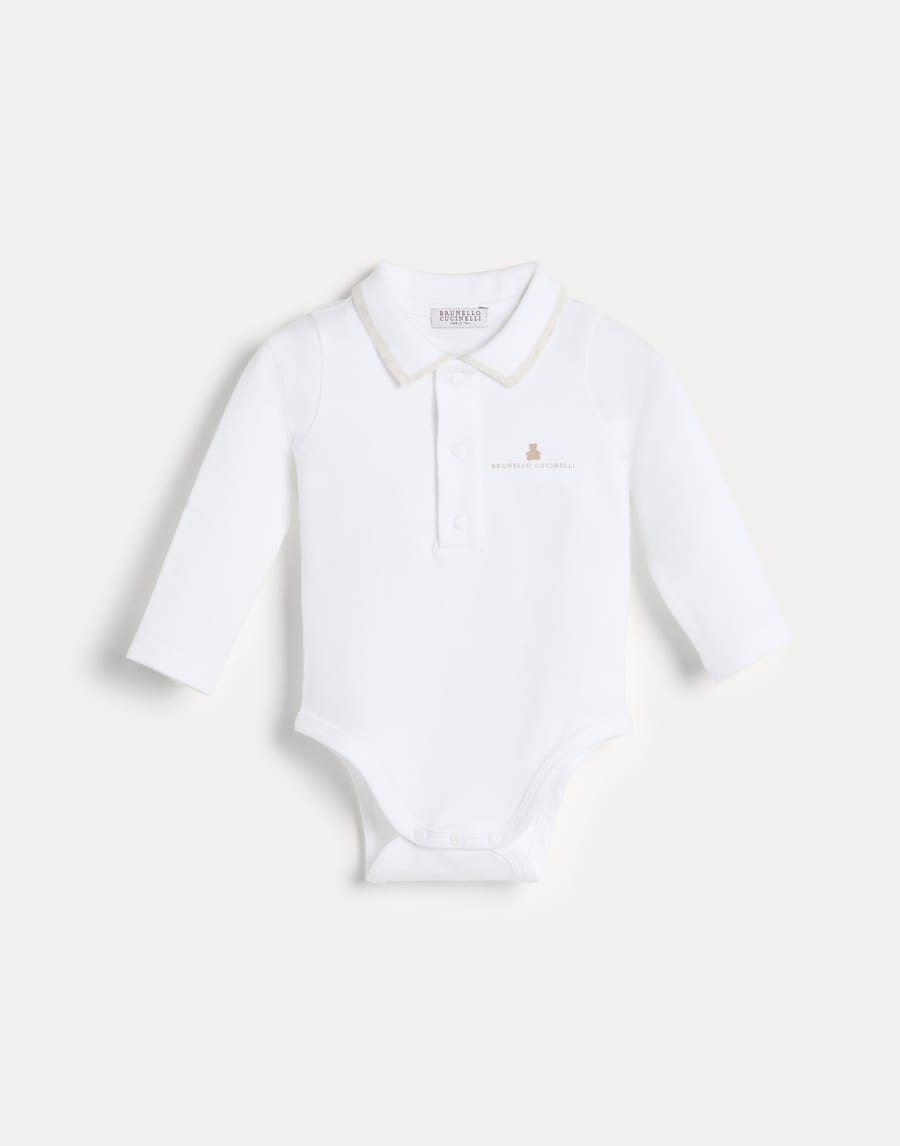 Набор из двух боди Baby Bernie Овсяный Малыши - Brunello Cucinelli