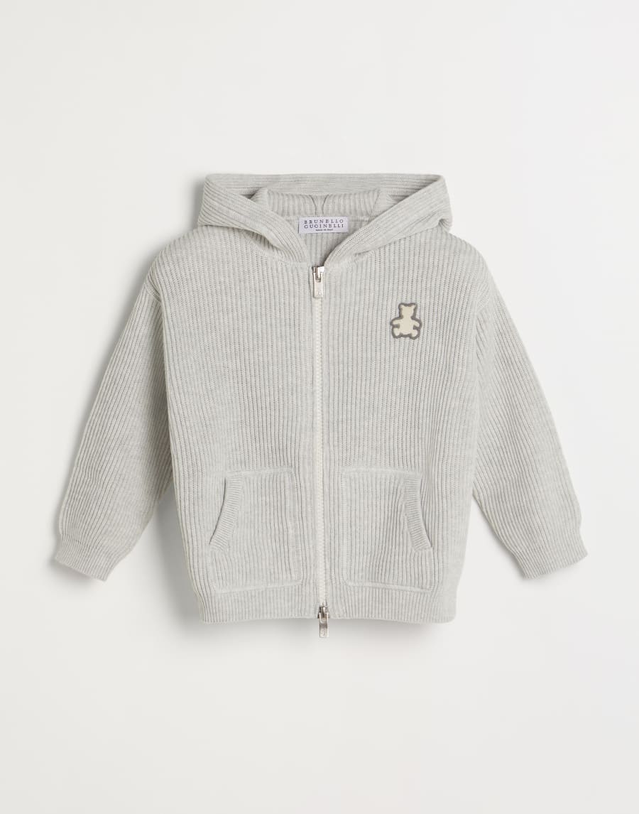 Кардиган Bernie из хлопка Туман Малыши - Brunello Cucinelli