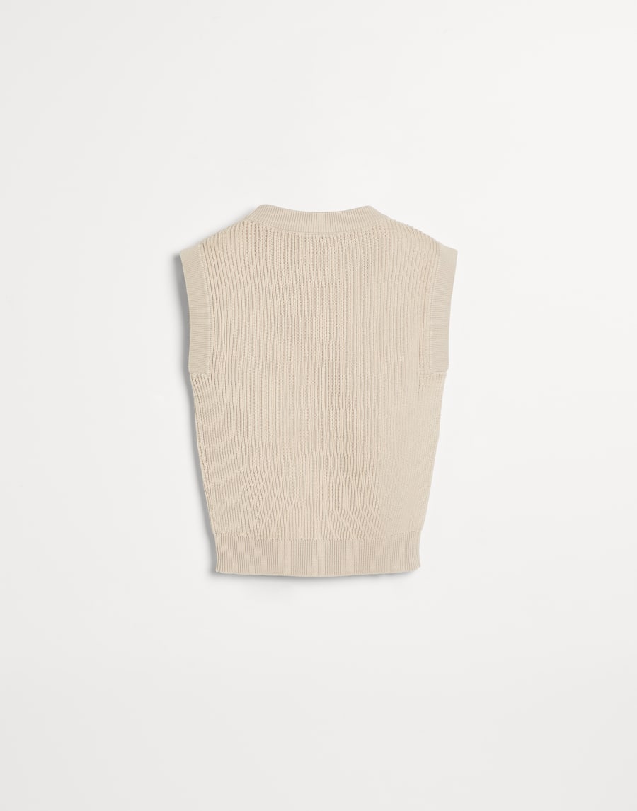 Chaleco Bernie Beige Bebé - Brunello Cucinelli