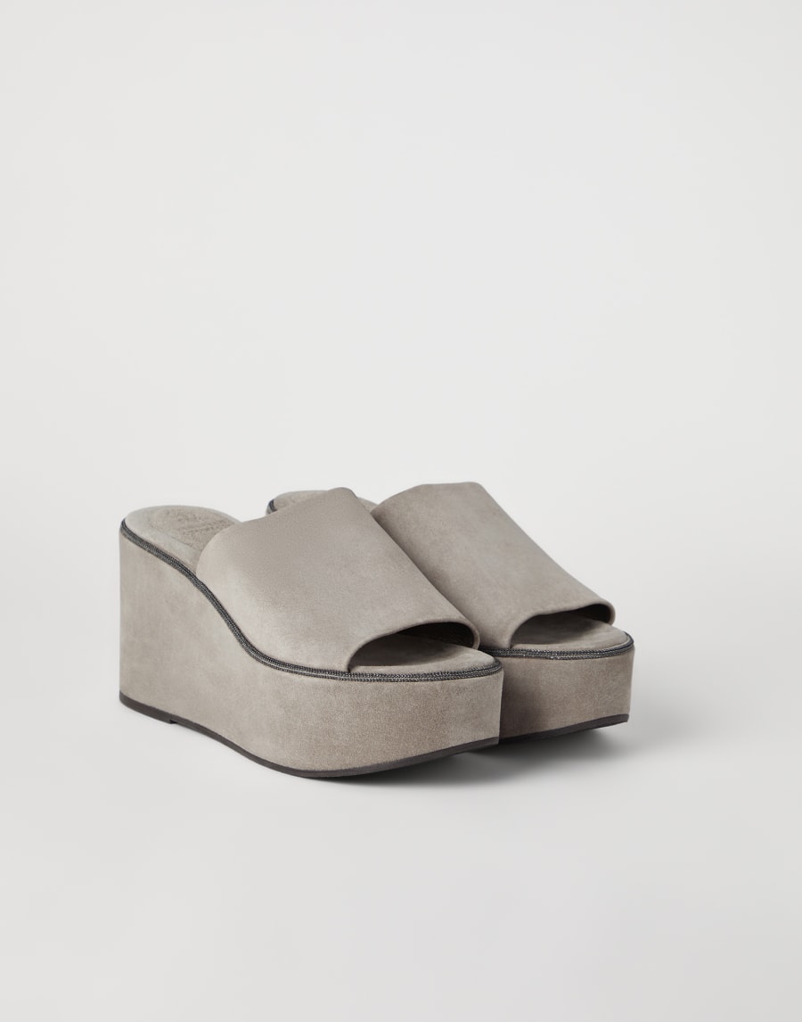 Wedges Light Grey Woman - Brunello Cucinelli