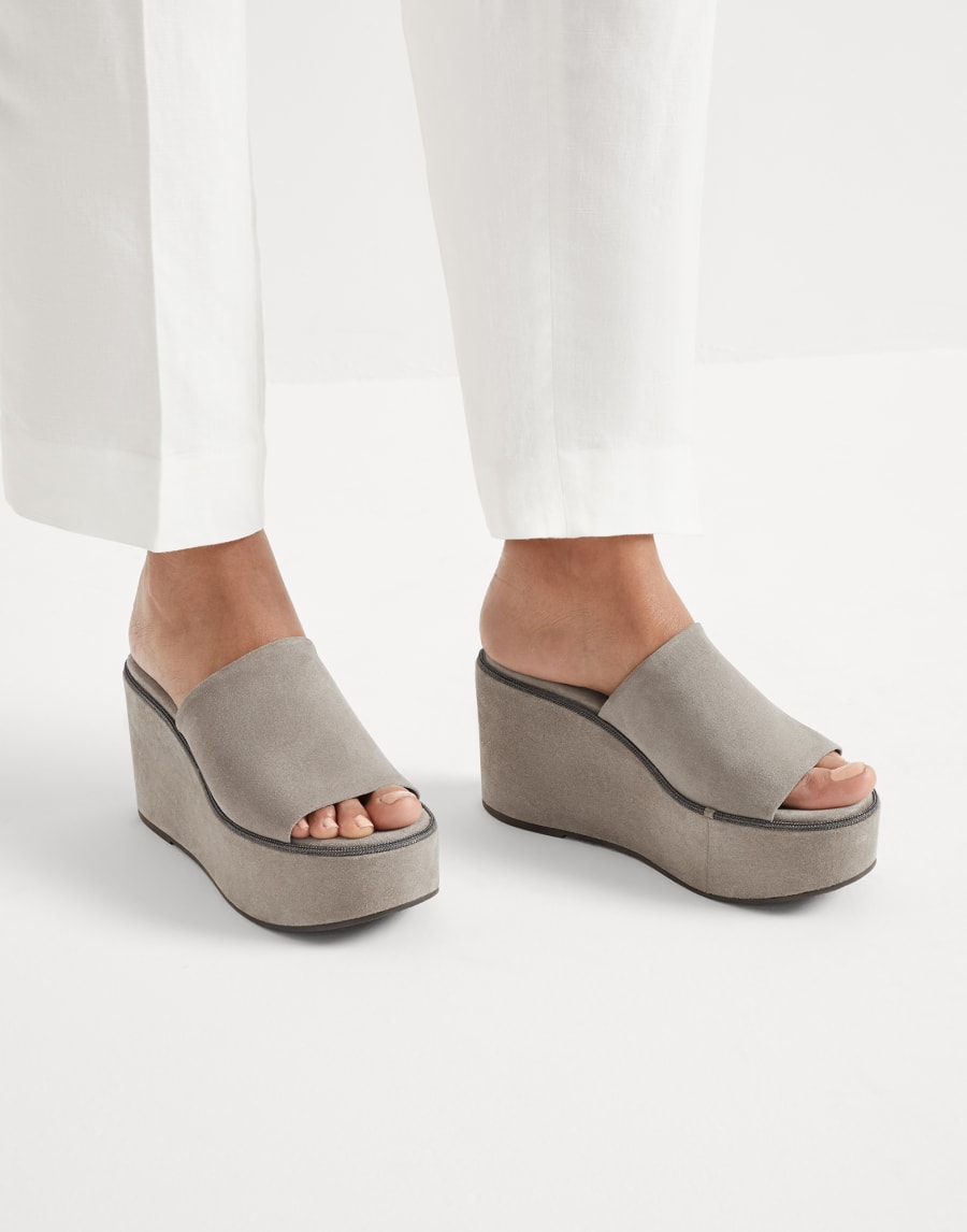 Wedges Light Grey Woman - Brunello Cucinelli