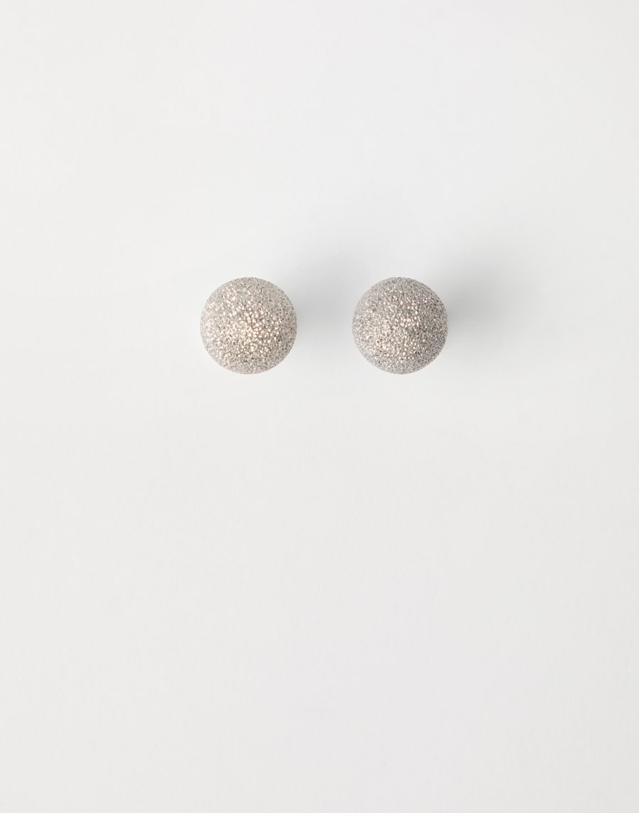 Boucles d’oreille en argent Sterling Gris Clair Femme - Brunello Cucinelli
