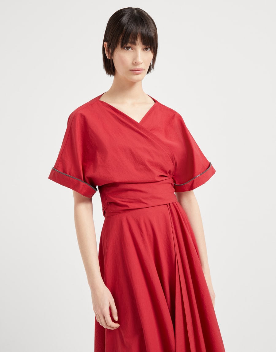 Top with monili Red Woman - Brunello Cucinelli