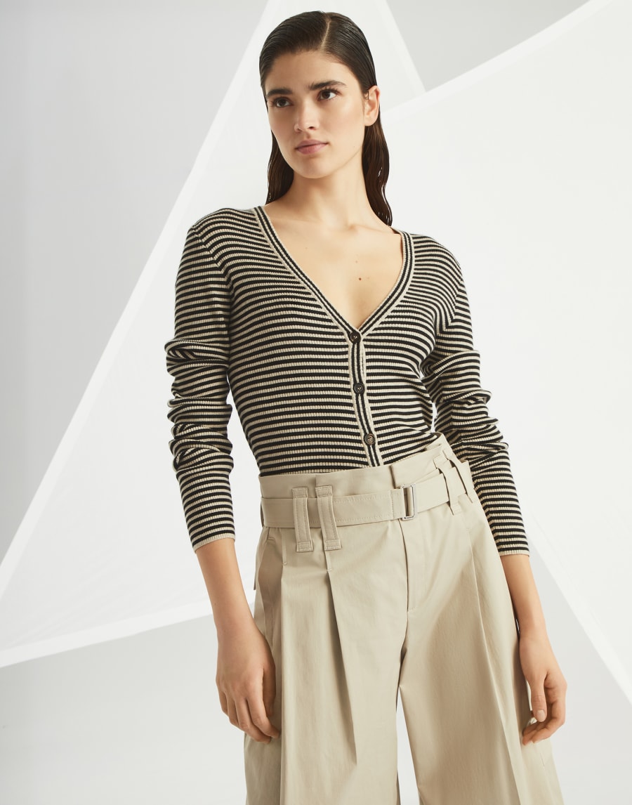 Легкий кардиган Чёрный Женщина - Brunello Cucinelli