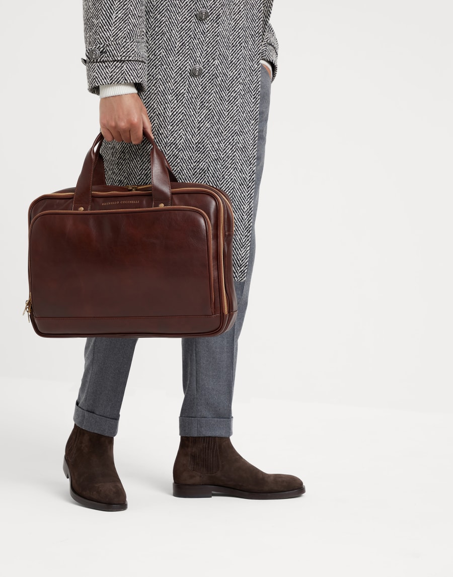 Briefcase Burgundy Man - Brunello Cucinelli
