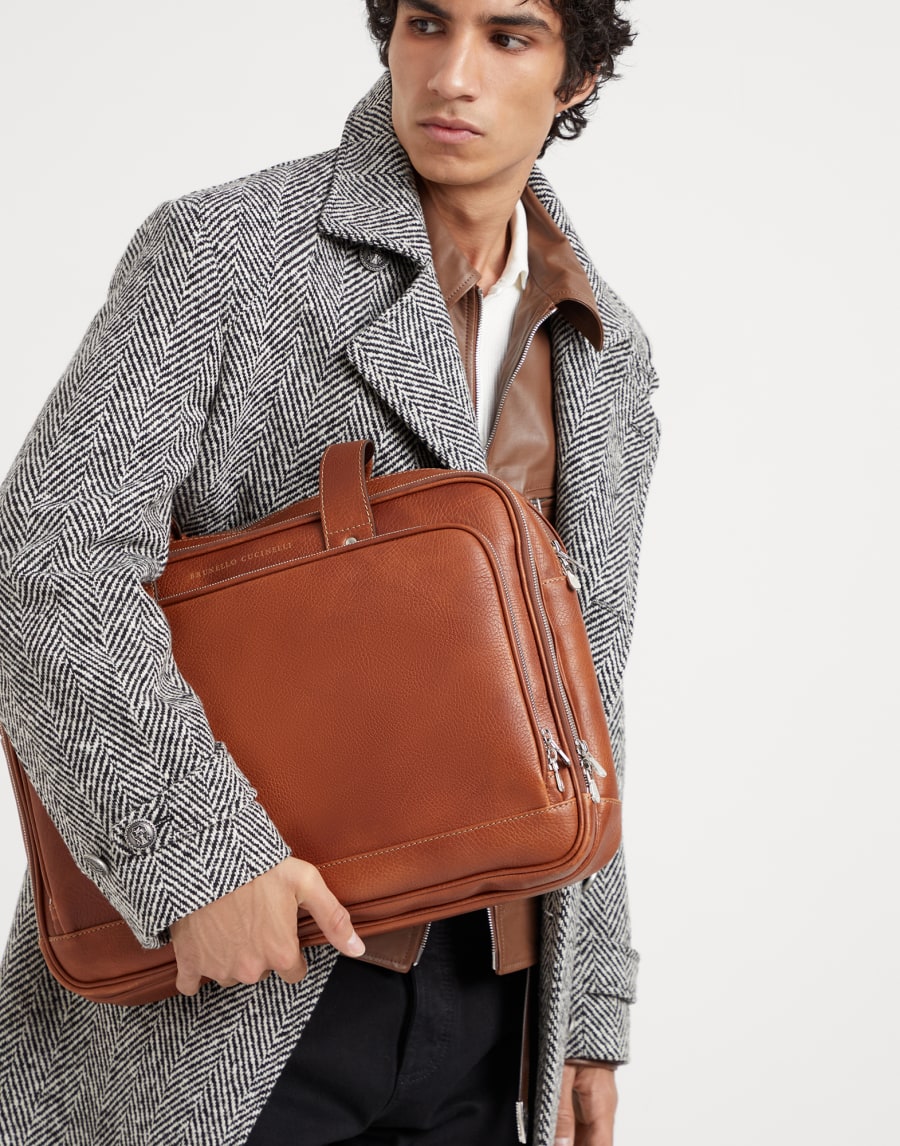 Briefcase Copper Man - Brunello Cucinelli