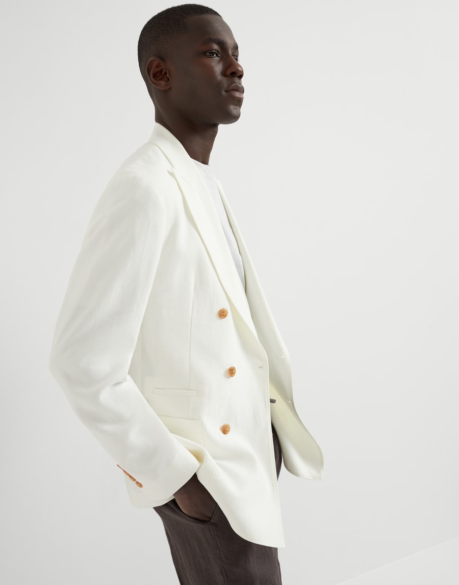 Dekonstruiertes zweireihiges Sakko Panama Herren - Brunello Cucinelli
