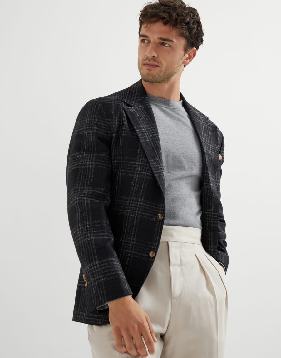 Long sleeve T-shirt Medium Grey Man - Brunello Cucinelli