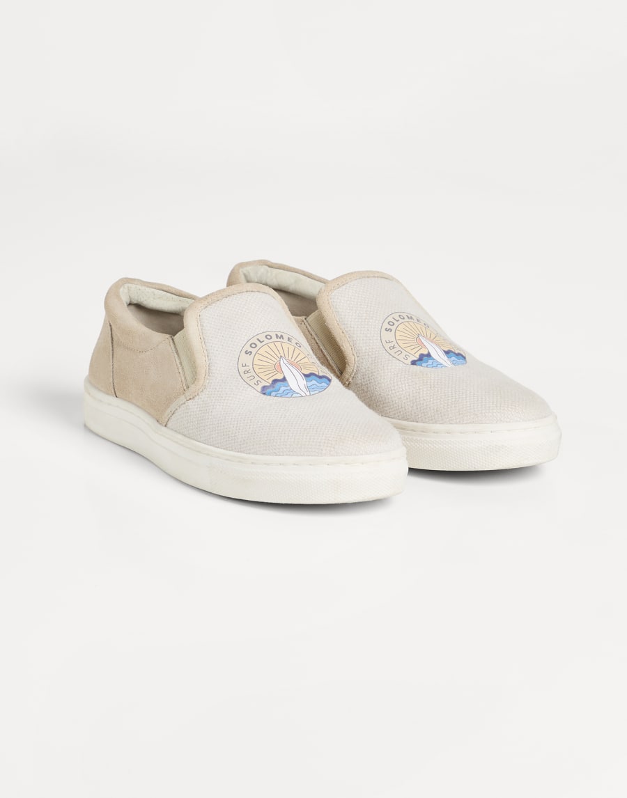 Slip-on sneakers Cool Beige Boys - Brunello Cucinelli