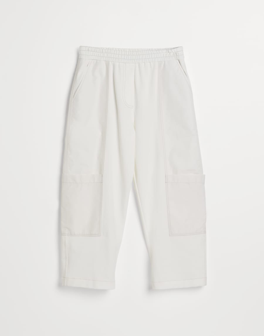 工装免裆裤 白色 女童 - Brunello Cucinelli