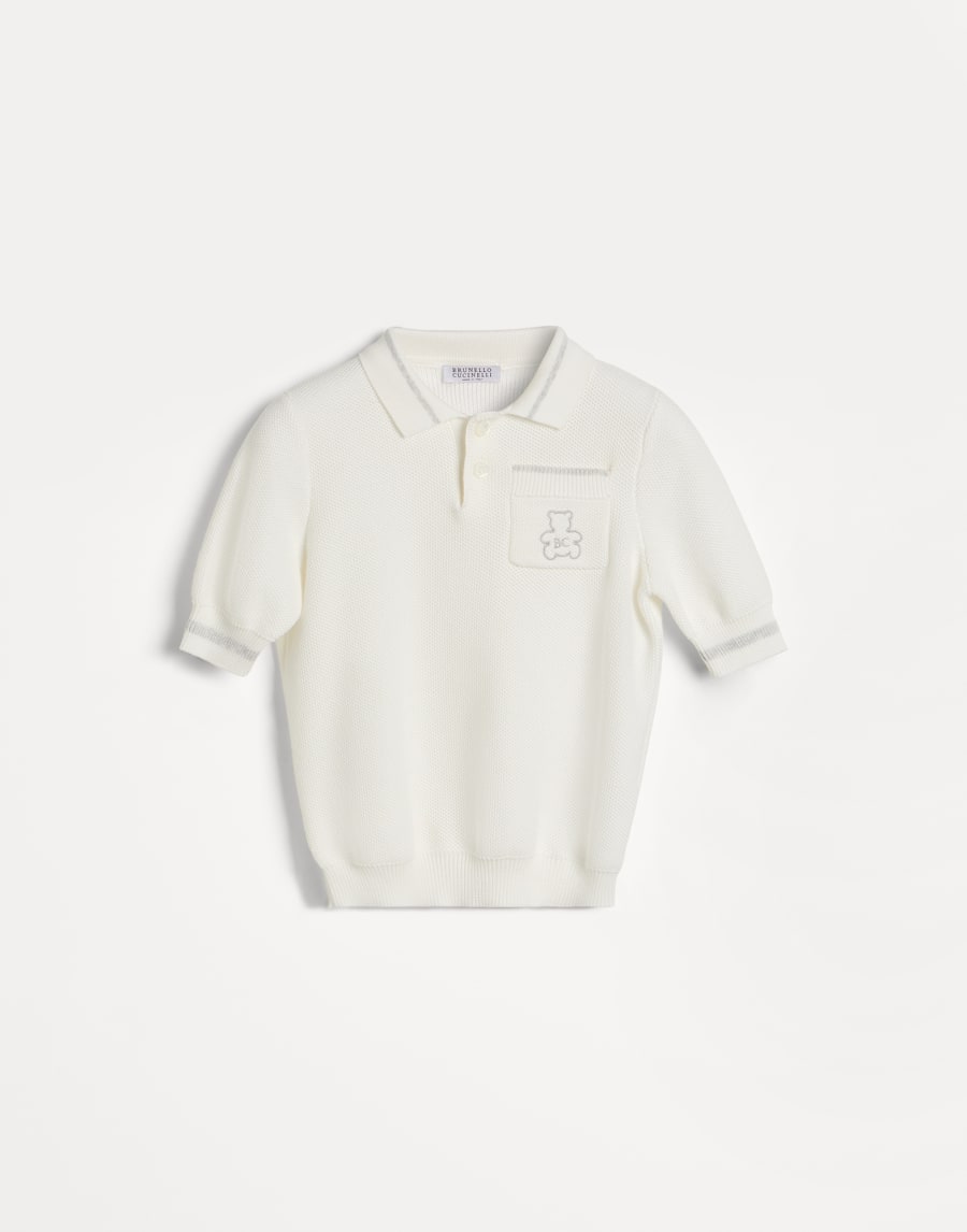 Bernie knit polo Panama Baby - Brunello Cucinelli