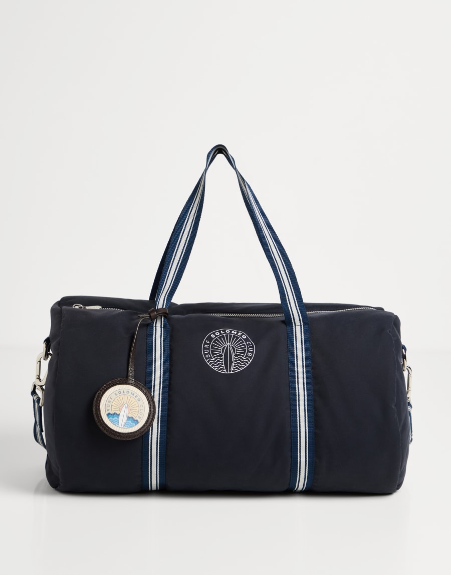 Bag with Surf graphic Navy Blue Boys - Brunello Cucinelli