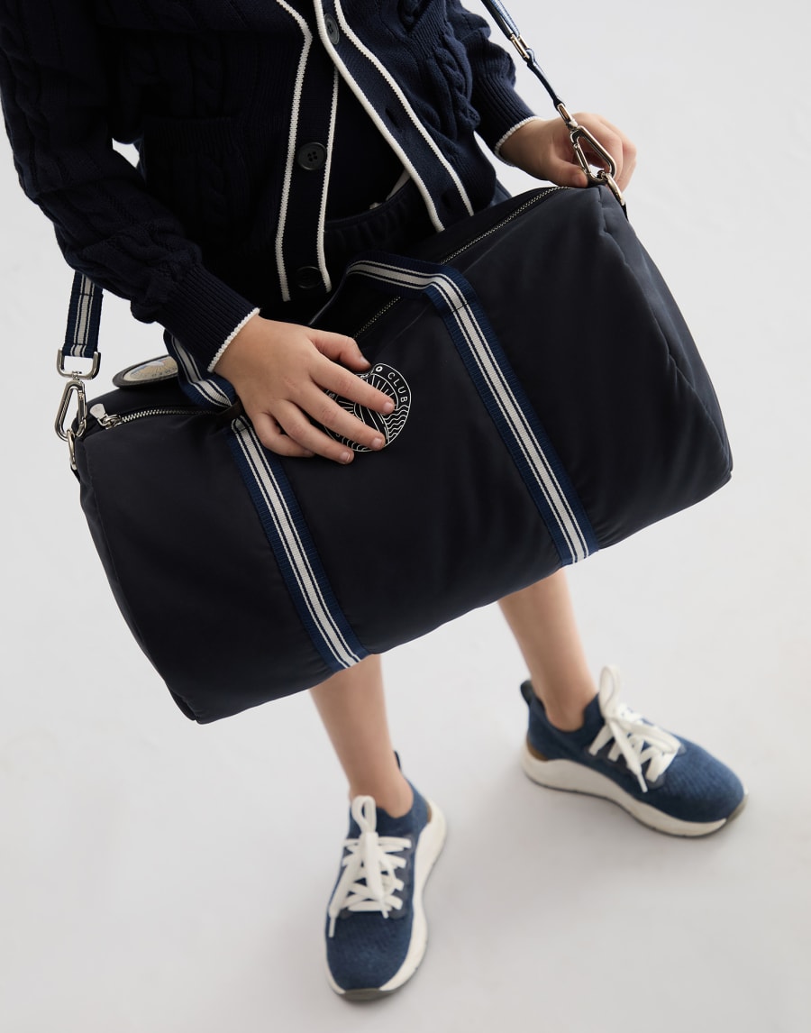 Bag with Surf graphic Navy Blue Boys - Brunello Cucinelli