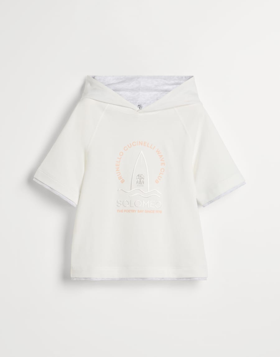 Short sleeve sweatshirt Off-White Boys - Brunello Cucinelli