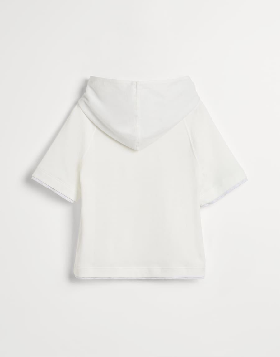 Short sleeve sweatshirt Off-White Boys - Brunello Cucinelli