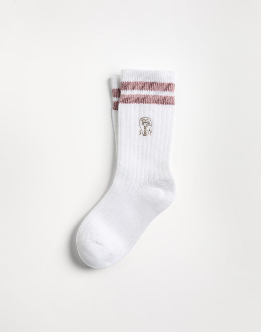 编织袜 粉红色 女童 - Brunello Cucinelli