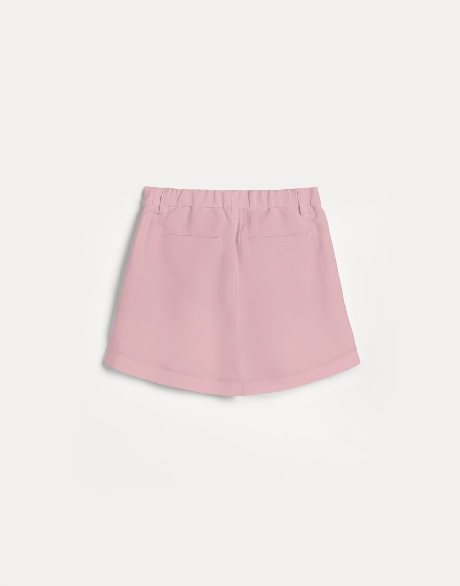Шорты Sartorial из твила Розовый Девочки - Brunello Cucinelli