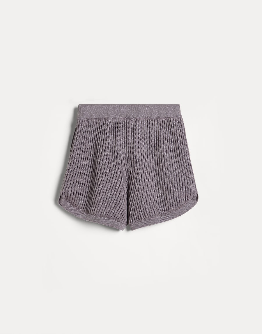 ニットショートパンツ パープル ガールズ - Brunello Cucinelli