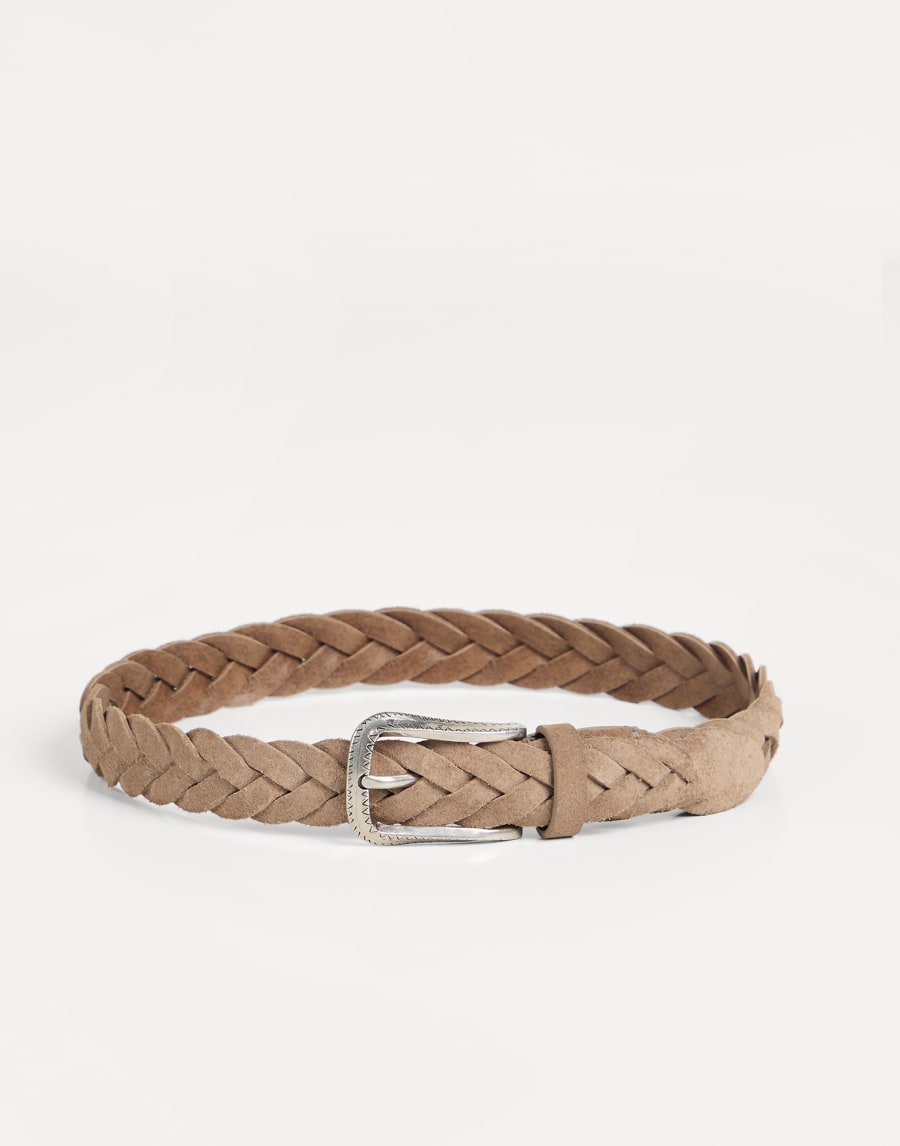 Braided belt Beige Boys - Brunello Cucinelli