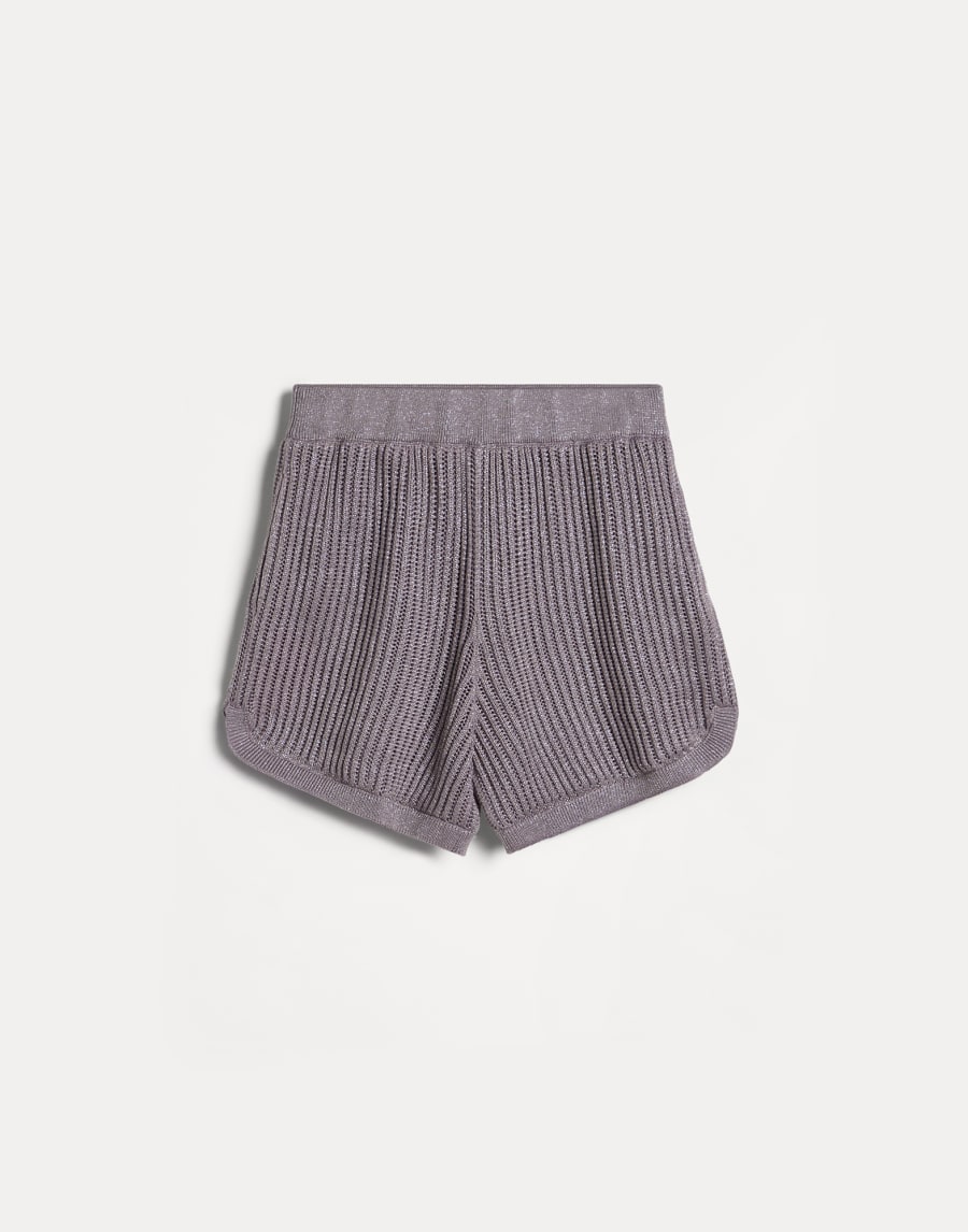 ニットショートパンツ パープル ガールズ - Brunello Cucinelli