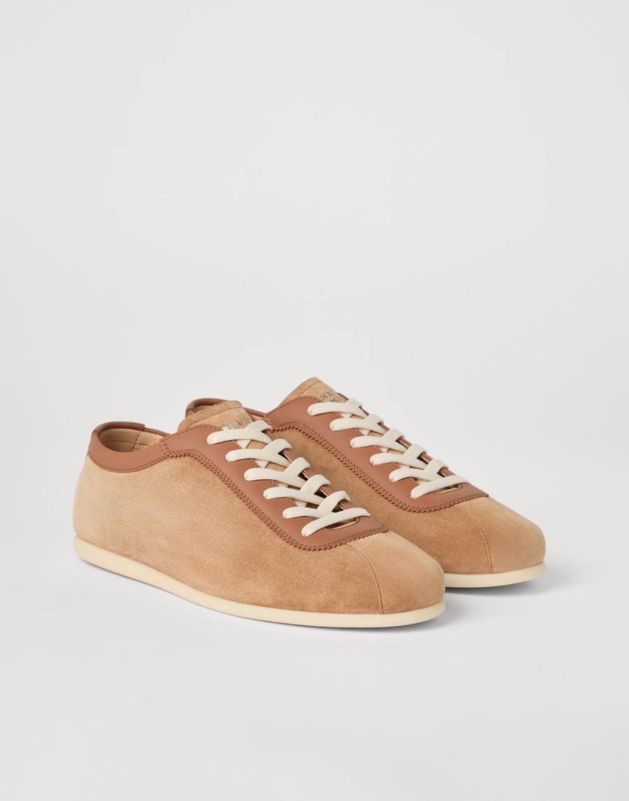 Sneakers Light Brown Man - Brunello Cucinelli
