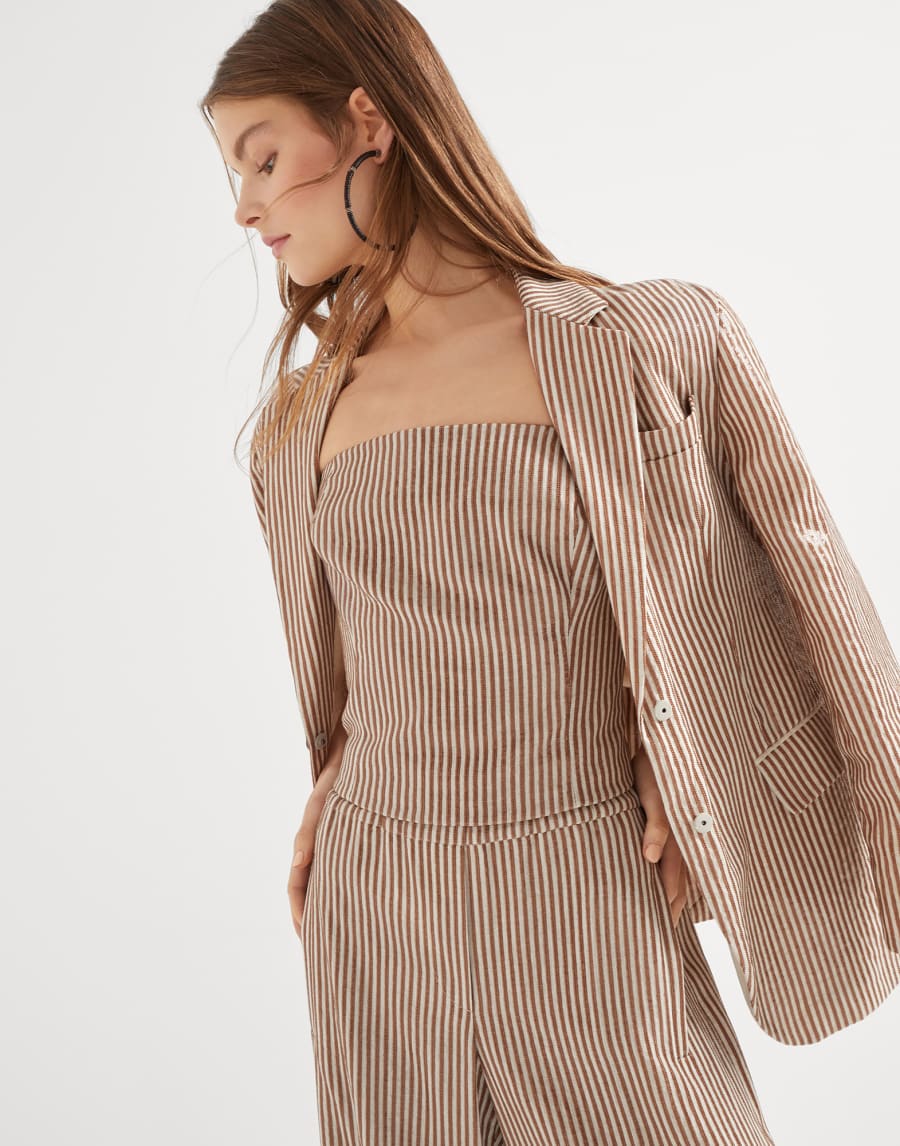Bandeau top Beige Woman - Brunello Cucinelli