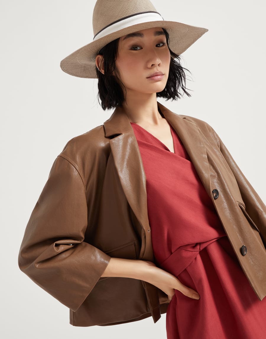 Wrap-effect dress Red Woman - Brunello Cucinelli