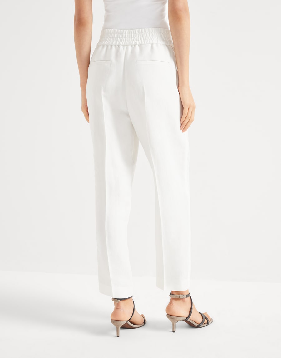 Pull-on trousers White Woman - Brunello Cucinelli