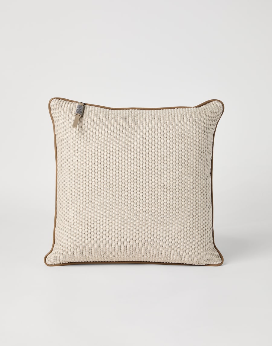 Подушка из рафии Панама Стиль жизни - Brunello Cucinelli