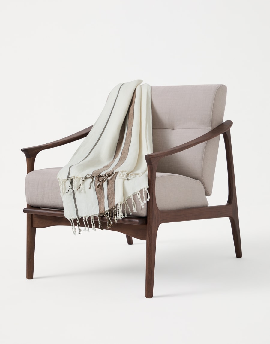 薄盖毯 棕色 生活风格 - Brunello Cucinelli