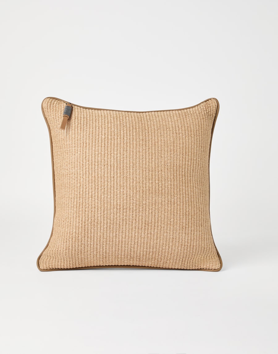 Подушка из рафии Веревка Стиль жизни - Brunello Cucinelli