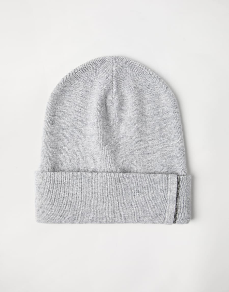 Knit beanie Pebble Woman - Brunello Cucinelli