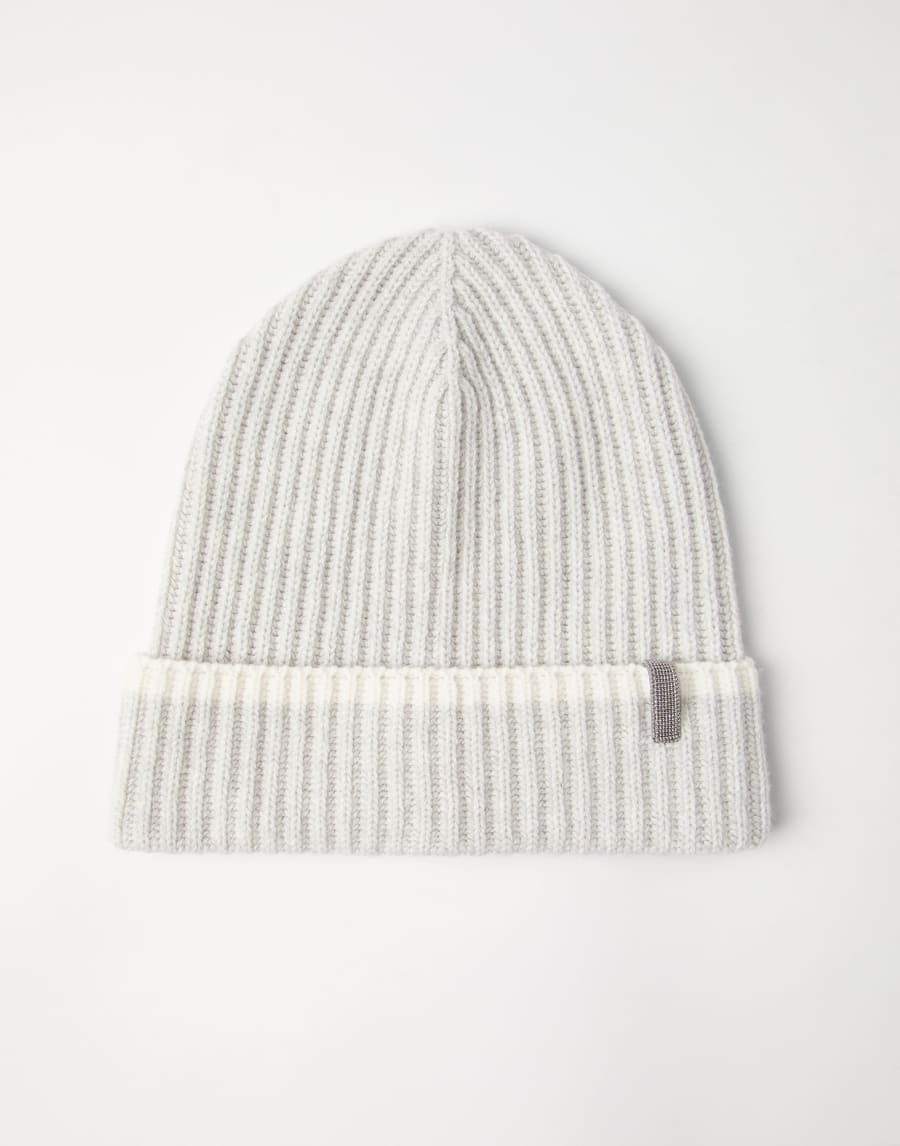 Knit beanie Fog Woman - Brunello Cucinelli