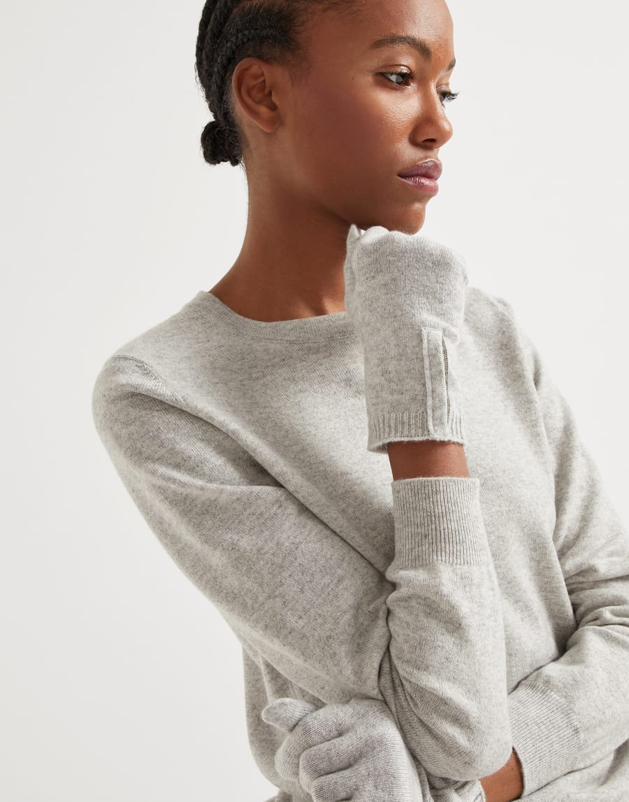 Knit gloves Pebble Woman - Brunello Cucinelli