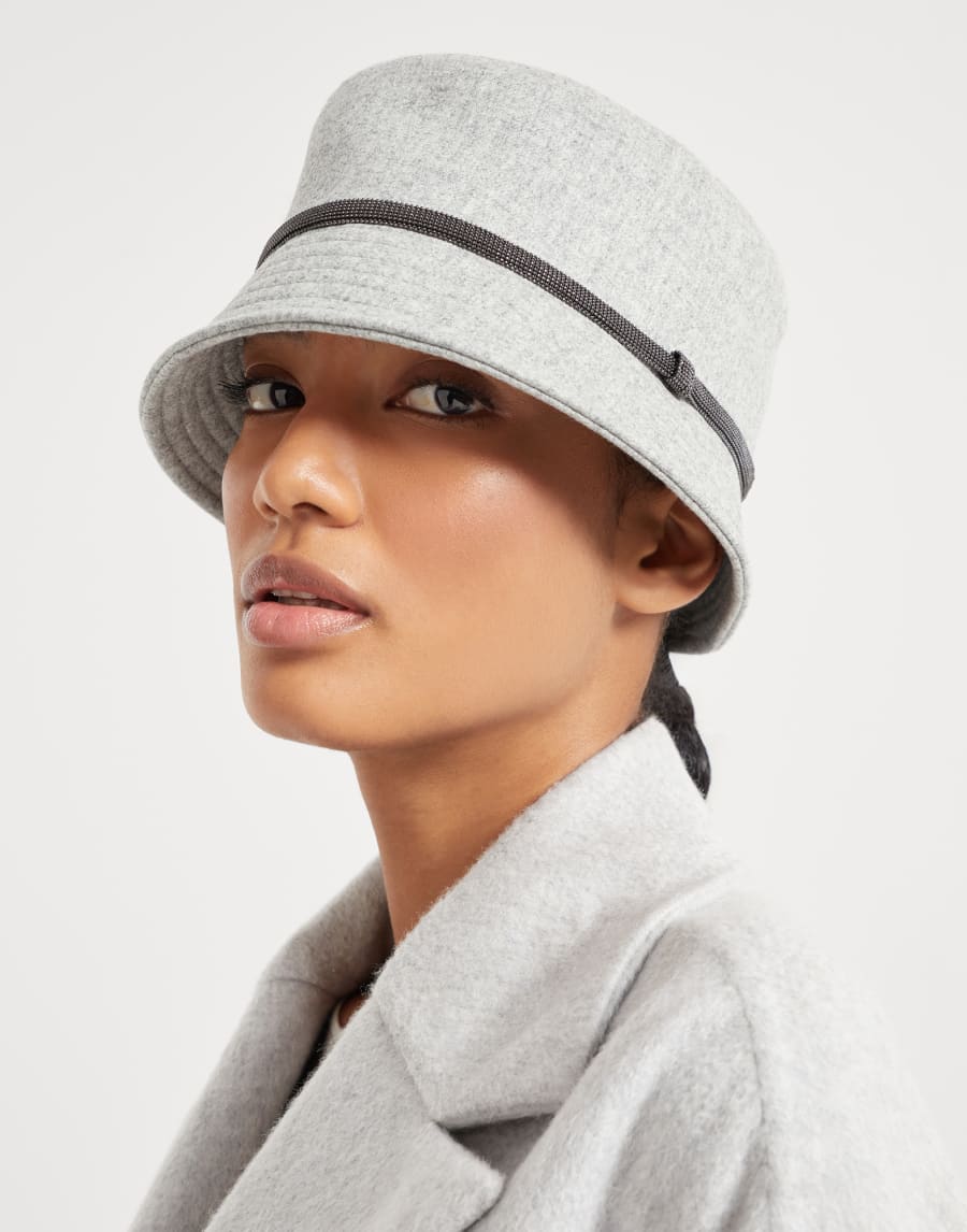 Bucket hat Light Grey Woman - Brunello Cucinelli