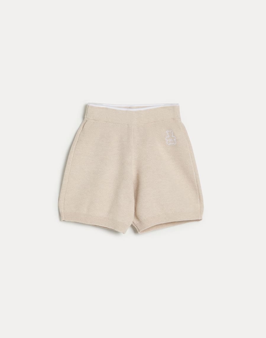 Bermudas Bernie Beige Bebé - Brunello Cucinelli