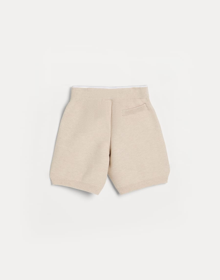 Bermudas Bernie Beige Bebé - Brunello Cucinelli
