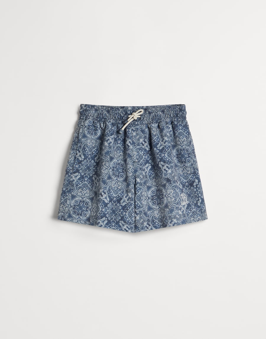 スイムウェア ネイビーブルー ボーイズ - Brunello Cucinelli