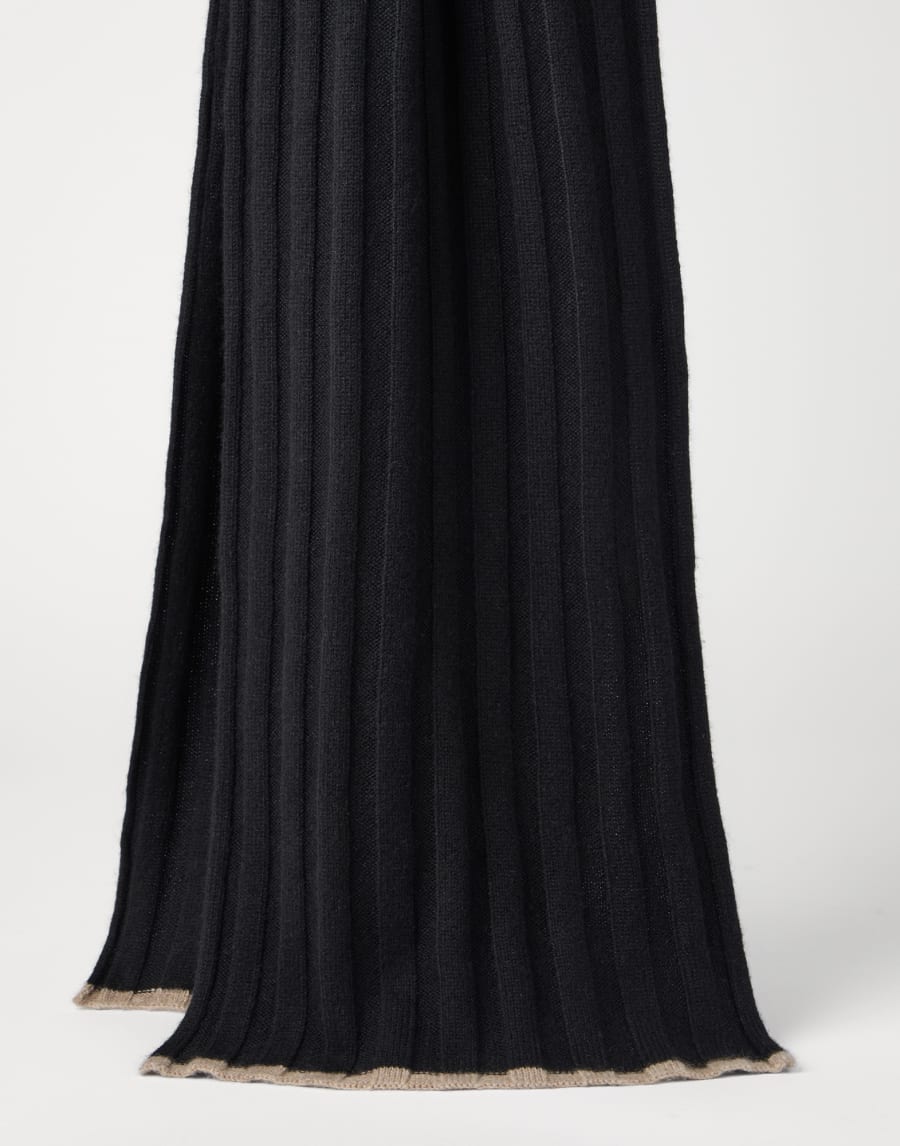 Cashmere scarf Black Man - Brunello Cucinelli