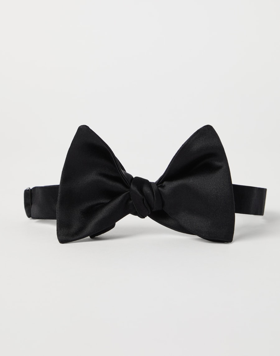 Satin bowtie Black Man - Brunello Cucinelli